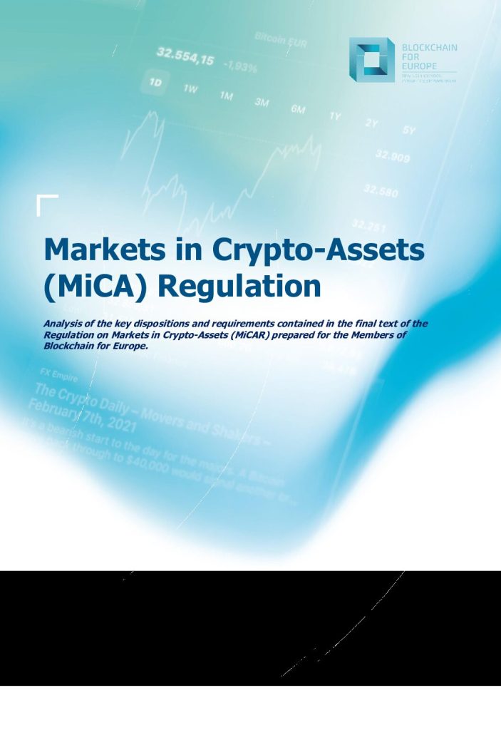 Complete analysis of the Markets in Crypto-Assets (MiCA) Regulation